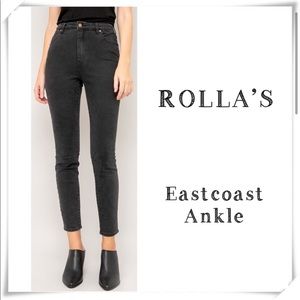 NWOT Rollas East Coast black skinny Jean